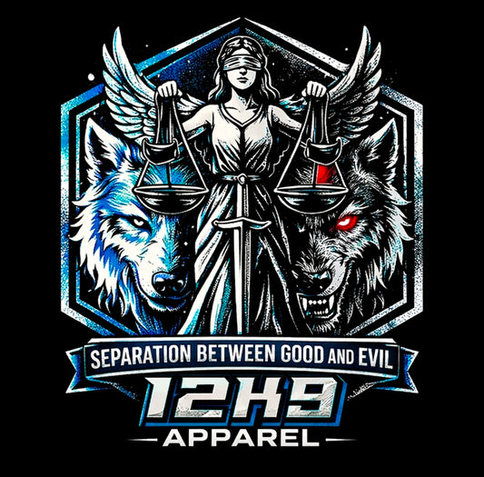 12K9APPAREL- good and evil