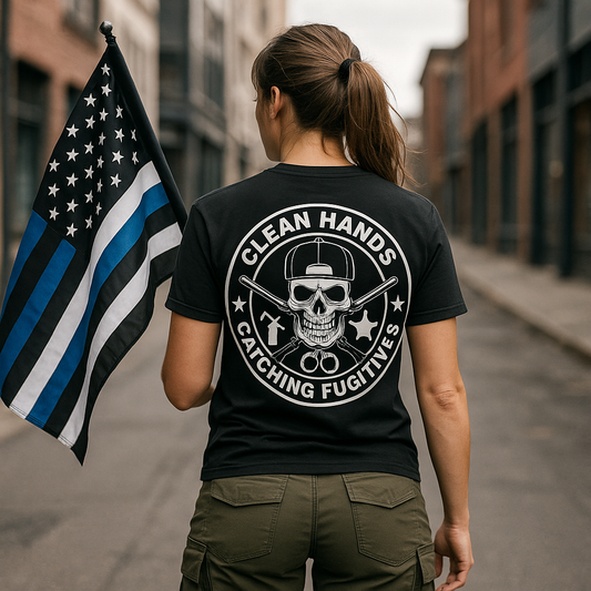 Clean Hands Catching Fugitives-Hoodie