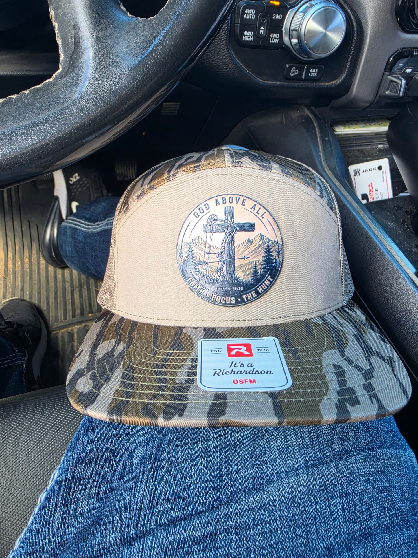 12K9APPAREL- God Above All Hunting hat