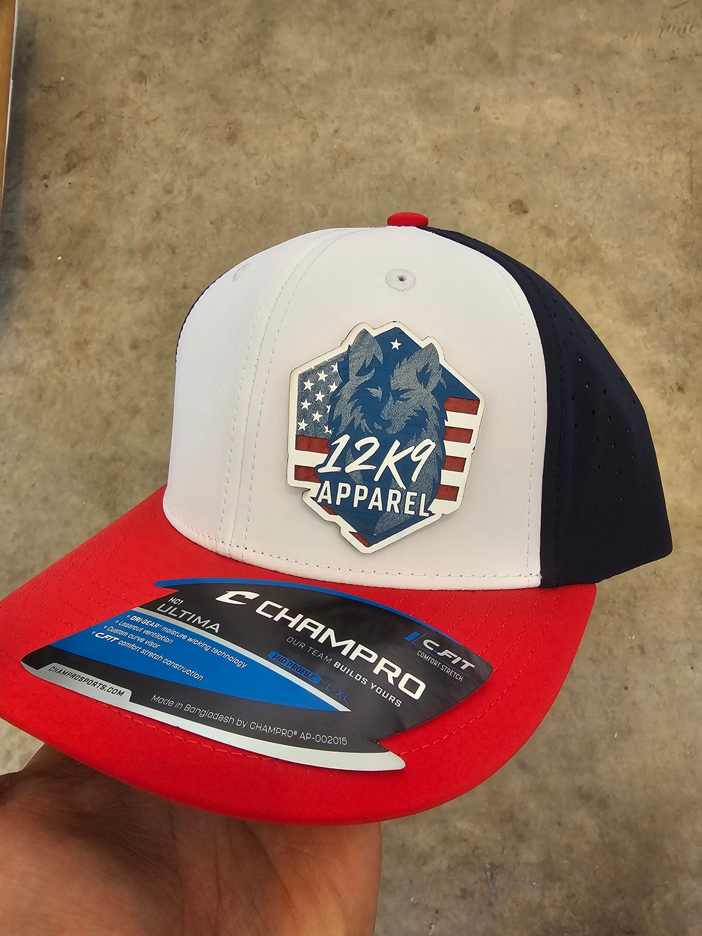 AMERICA FIRST- 12K9APPAREL HAT