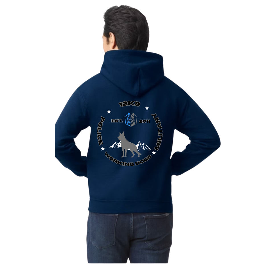 12K9 Police Military Working Dog Hoodie