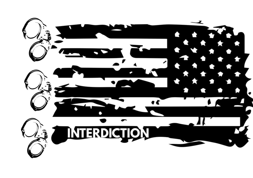 Interdiction Flag Hoodie by 12K9