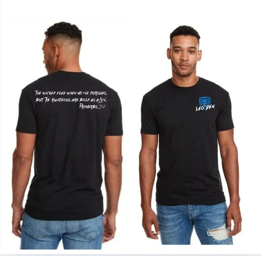 Leo Den T- Shirt - designed by Dakota Cook