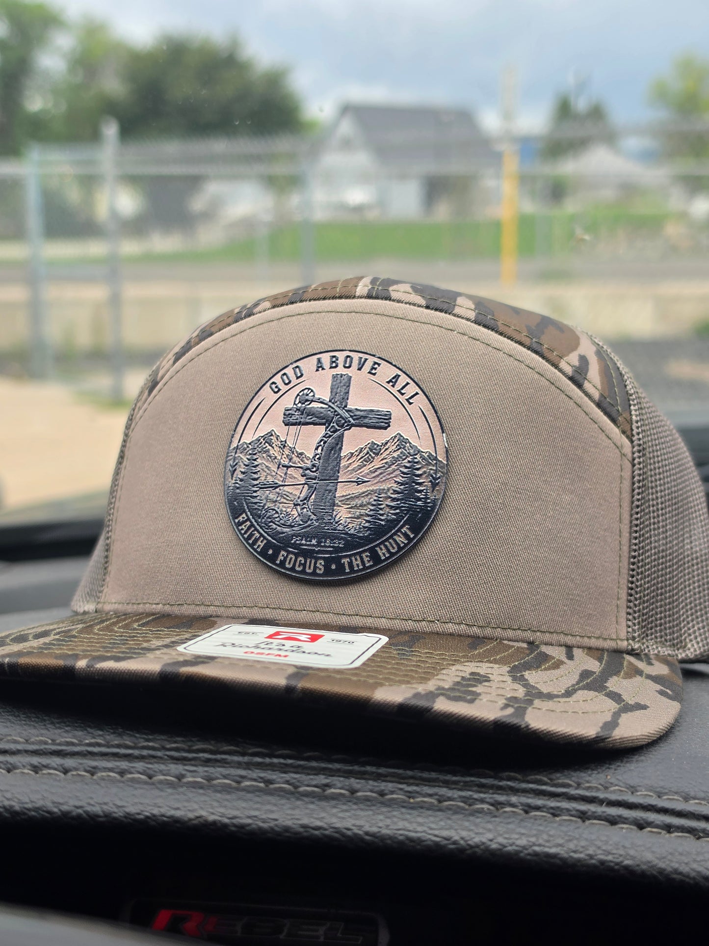 12K9APPAREL- God Above All Hunting hat