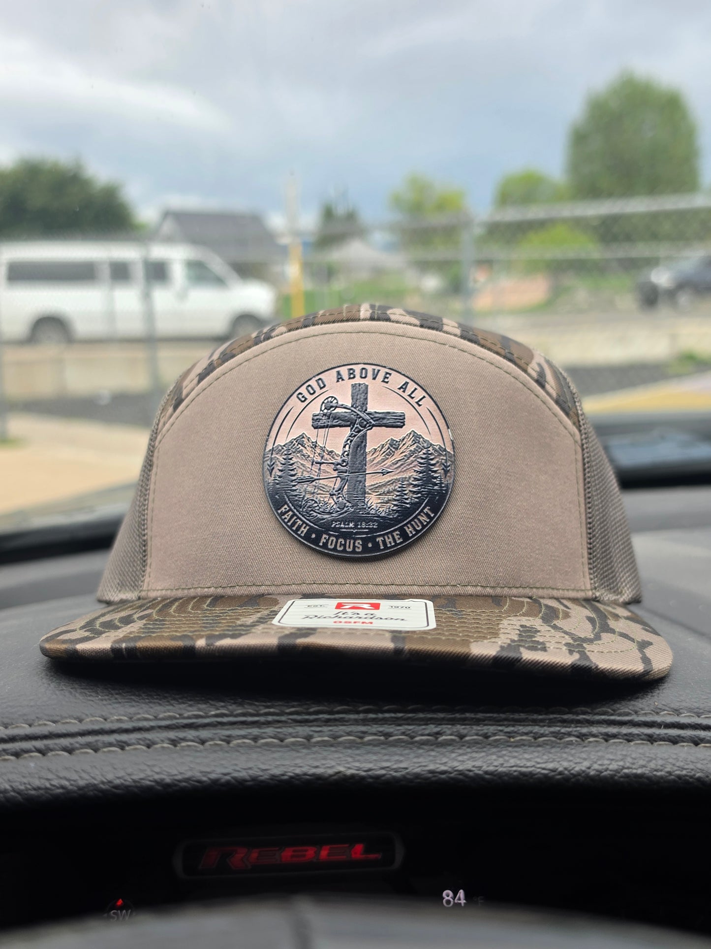 12K9APPAREL- God Above All Hunting hat