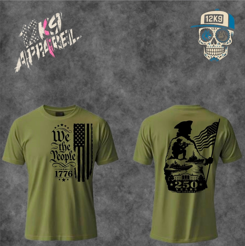 12K9APPAREL- 250 years of freedom