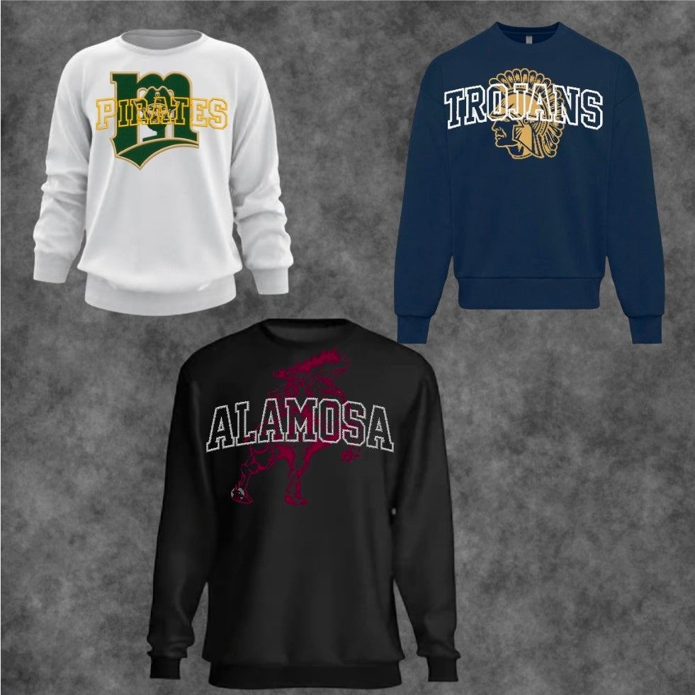 12K9APPAREL- Fan crew neck  Sweatshirts