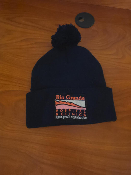 Rio Grande Hospital- Breast Cancer awareness beanie