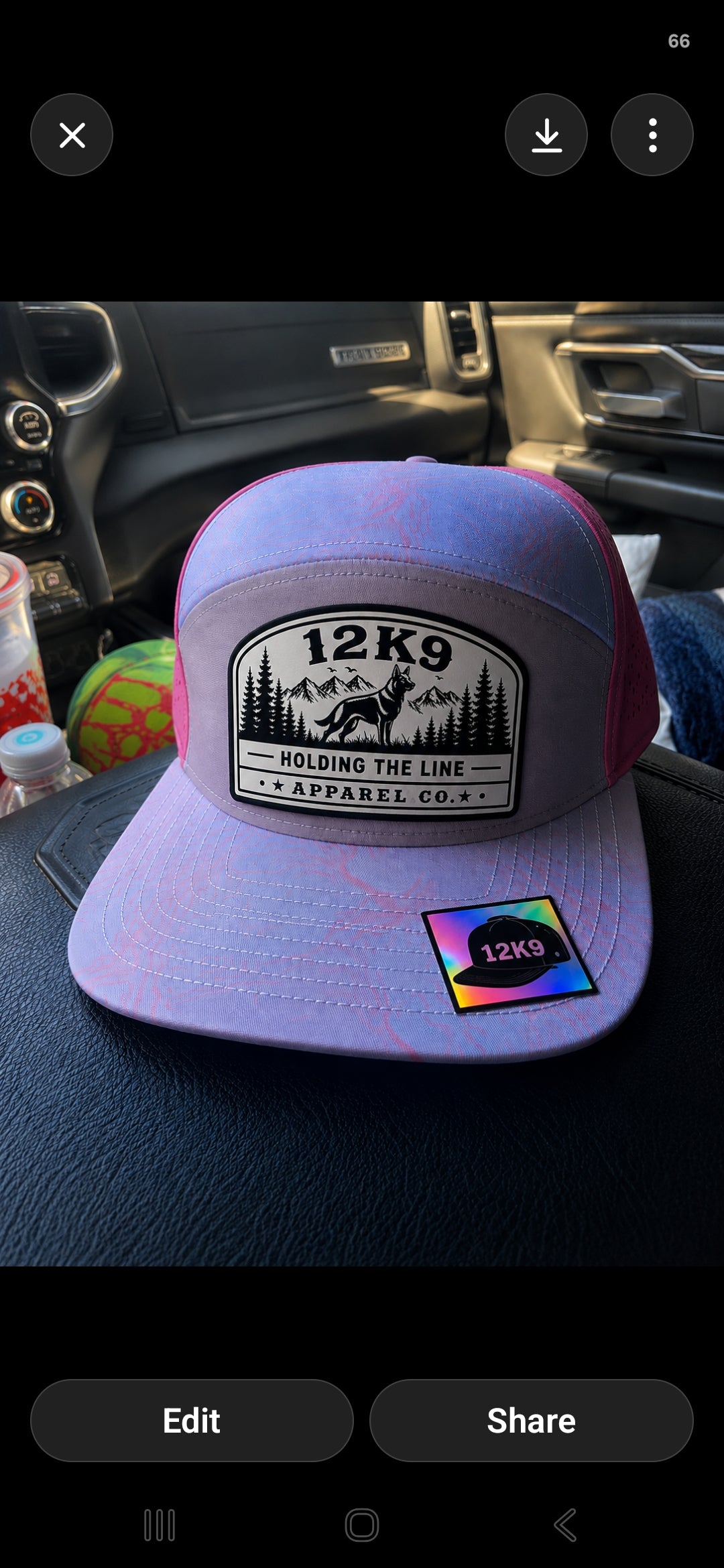 12K9APPAREL Flat Bill Hat