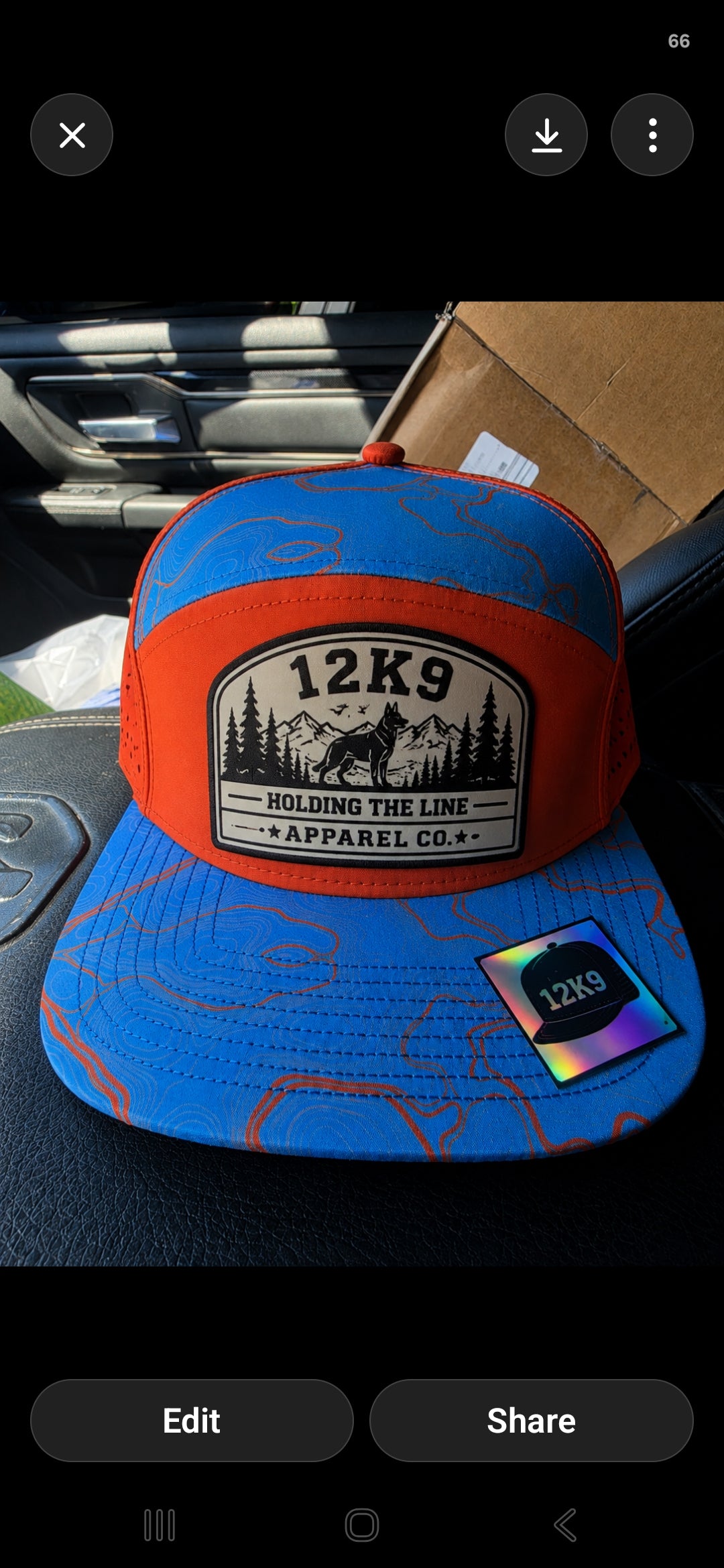 12K9APPAREL Flat Bill Hat