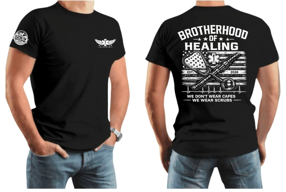 12K9 APPAREL- Brotherhood of Healing Tee