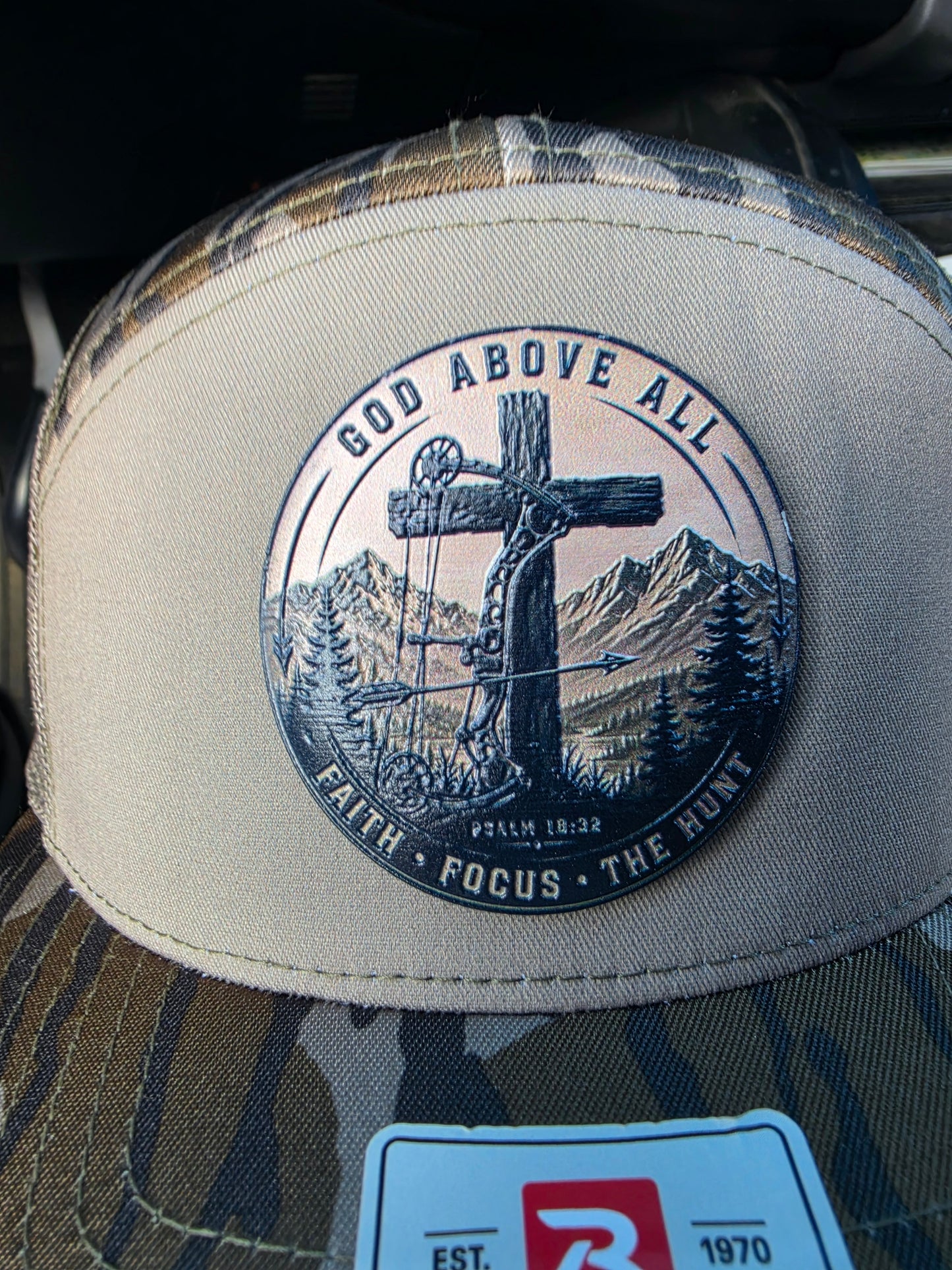 12K9APPAREL- God Above All Hunting hat