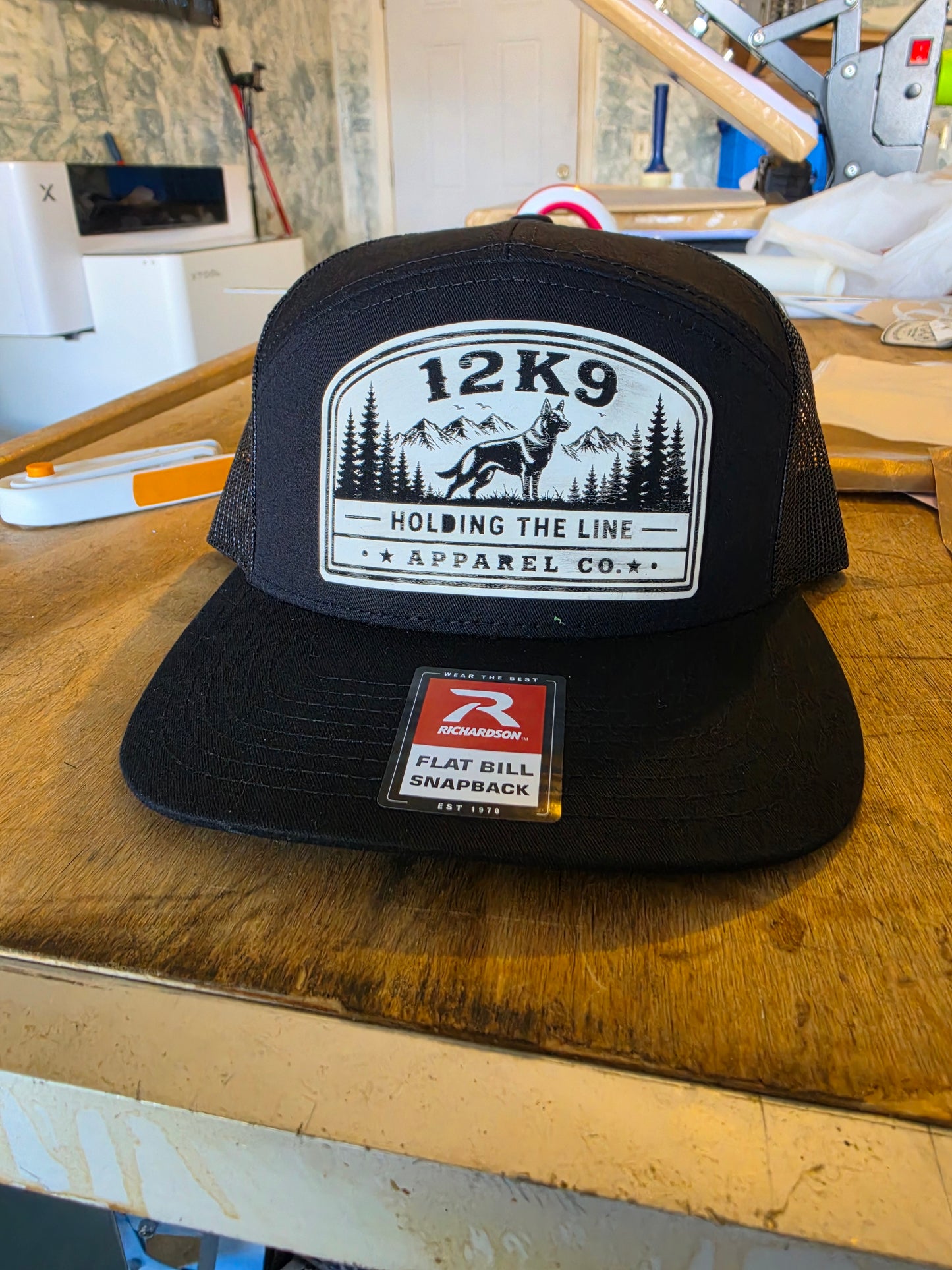 12K9APPAREL Flat Bill Hat