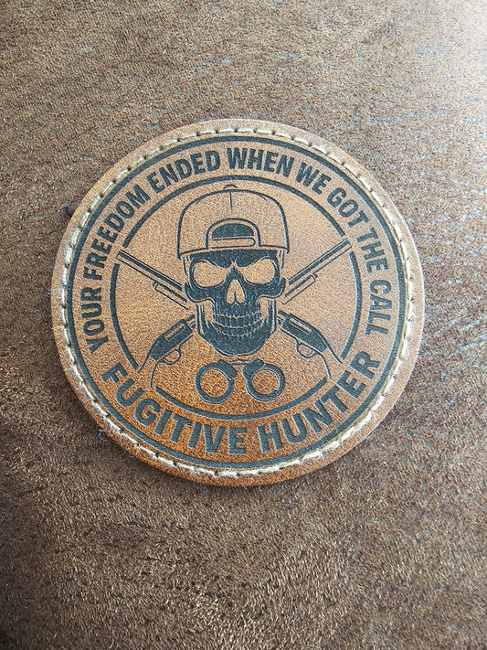 Fugitives Hunter - leather patch hat
