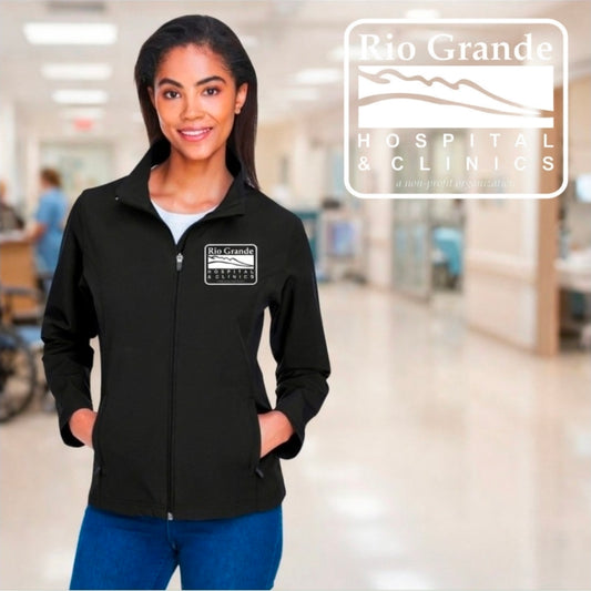 Rio Grande Hospital- women's Mico-Fleece lightweight zip jacket