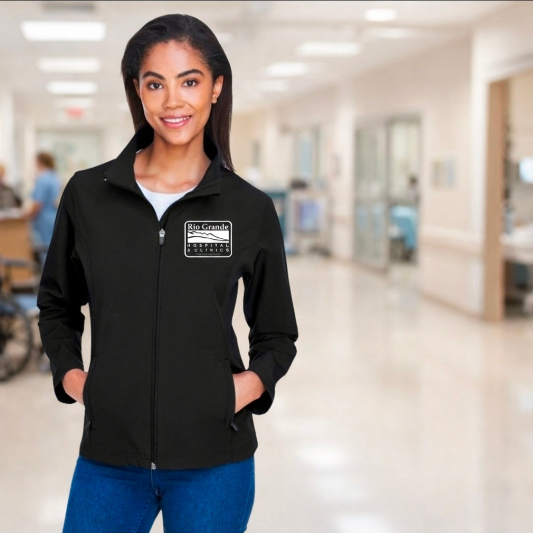 Rio Grande Hospital- women's Mico-Fleece lightweight zip jacket